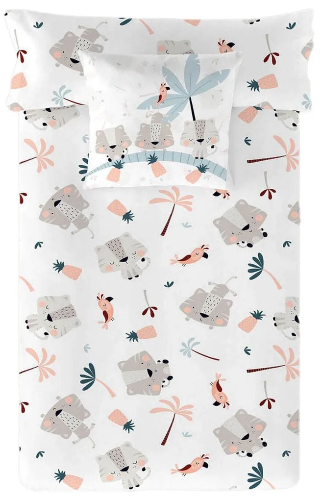 Capa nórdica Cool Kids Wild And Free Reversível Solteiro (150 x 220 cm)