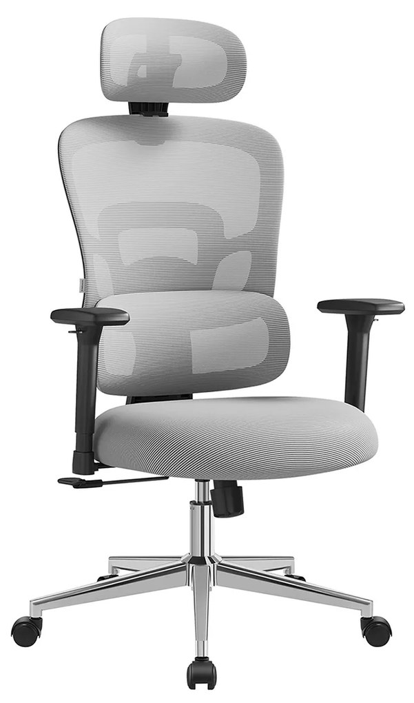 Cadeira de escritório ergonómica com apoio lombar ajustável | SONGMICS | 66,5 x 65 x 127,5 cm | OBN070G01.