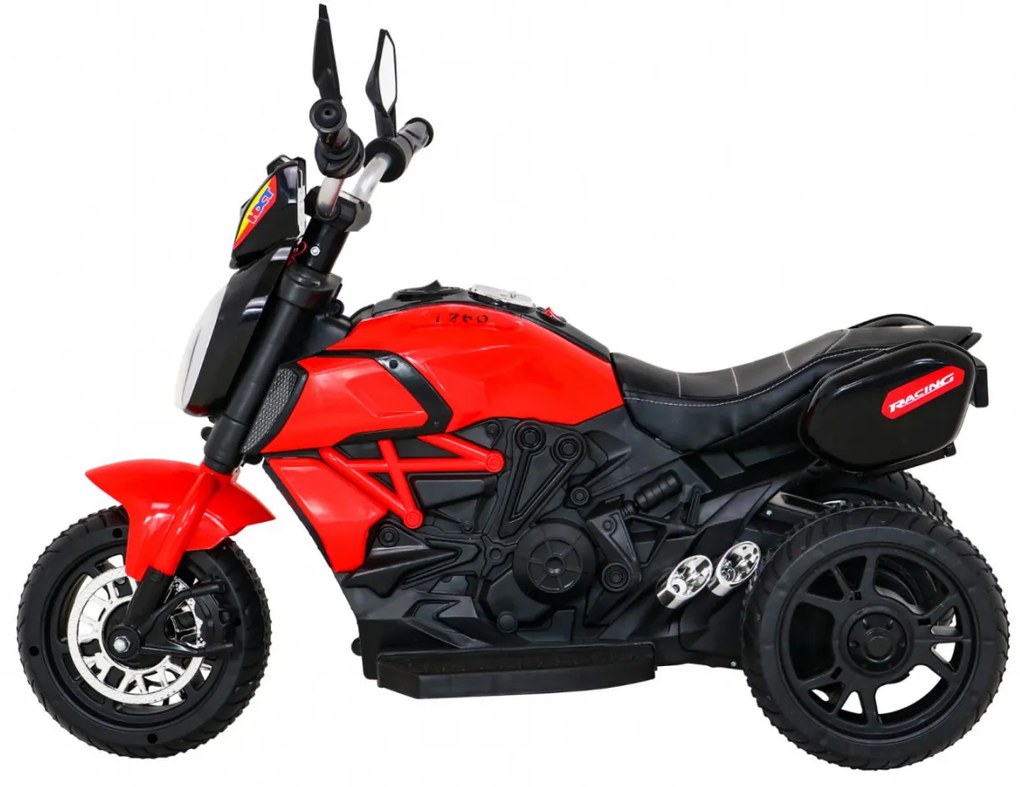 Mota elétrica para crianças 6V, Fast Tourist, 1,5 a 4 anos Vermelha