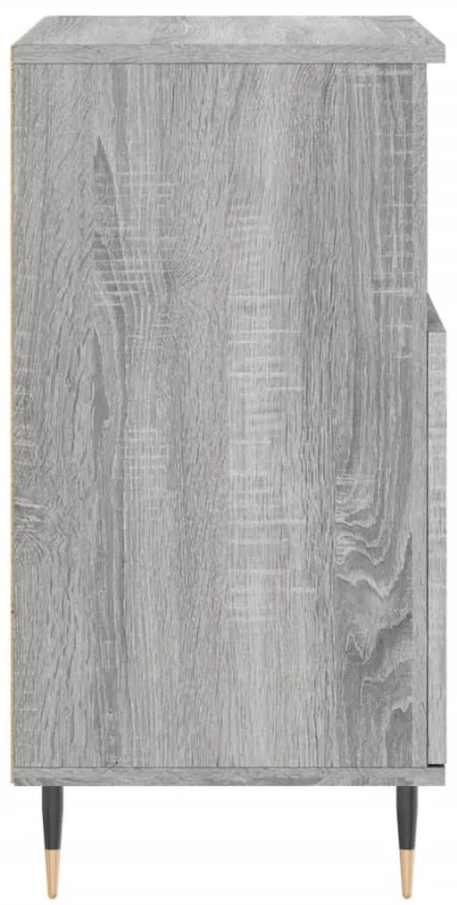 Aparadores 2 pcs derivados de madeira cinzento sonoma
