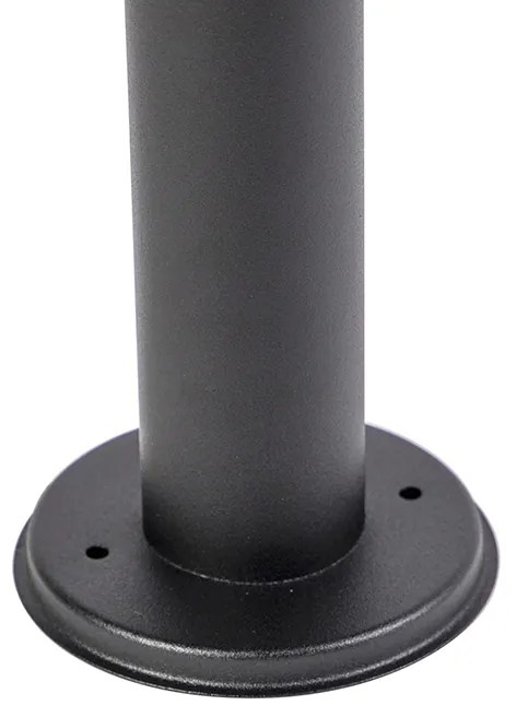 Candeeiro de exterior moderno preto 50 cm IP44 - Gleam Moderno