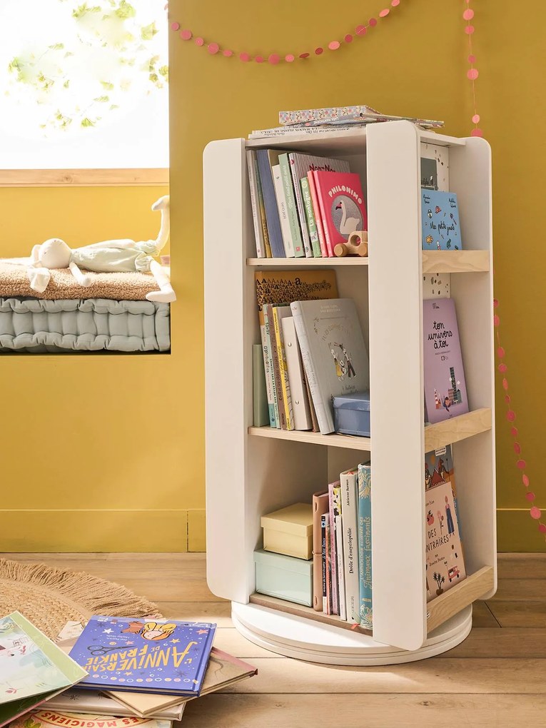 Estante rotativa, tema TERRAZZO bege