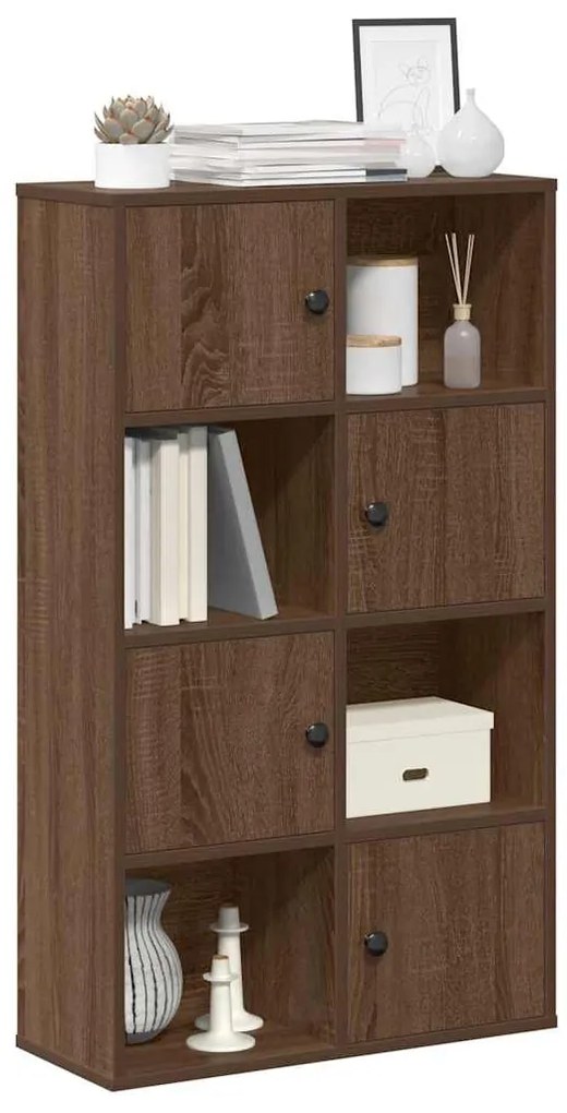 vidaXL Estante 60x24x101,5 cm derivados de madeira carvalho castanho