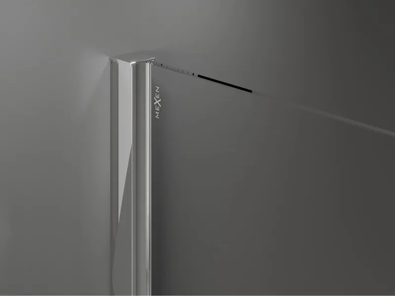 Mexen Velar Duo cabina de duche deslizante 90 x 80 cm, transparente, cromado - 871-090-080-02-01