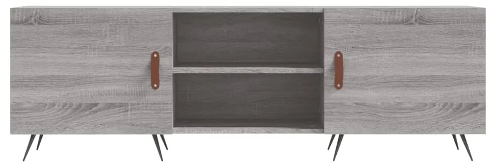 Móvel de TV 150x30x50 cm derivados de madeira cinzento sonoma