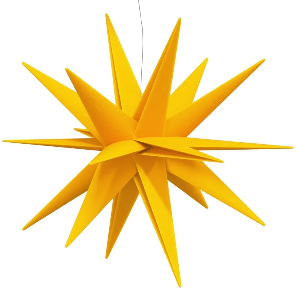 Luz de Natal com LED dobrável 100 cm amarelo