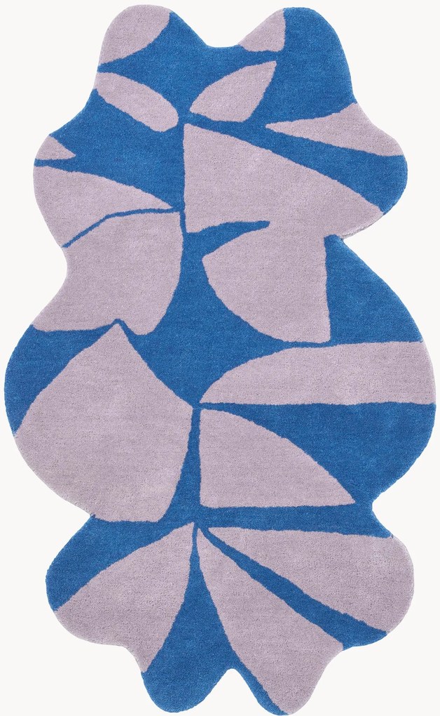 Tapete em lã artesanal Inky