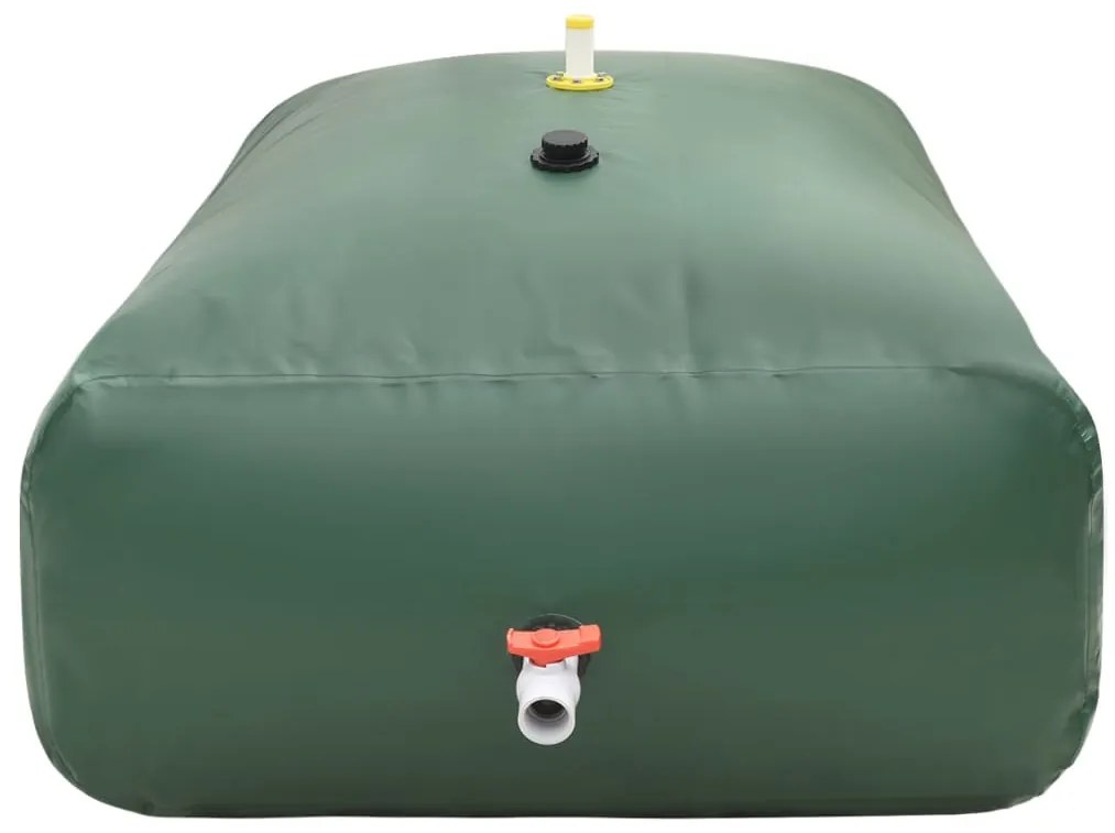 Depósito de água dobrável com torneira 2100 L PVC