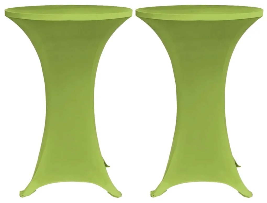 Capa extensível para mesa 4 pcs 60 cm verde