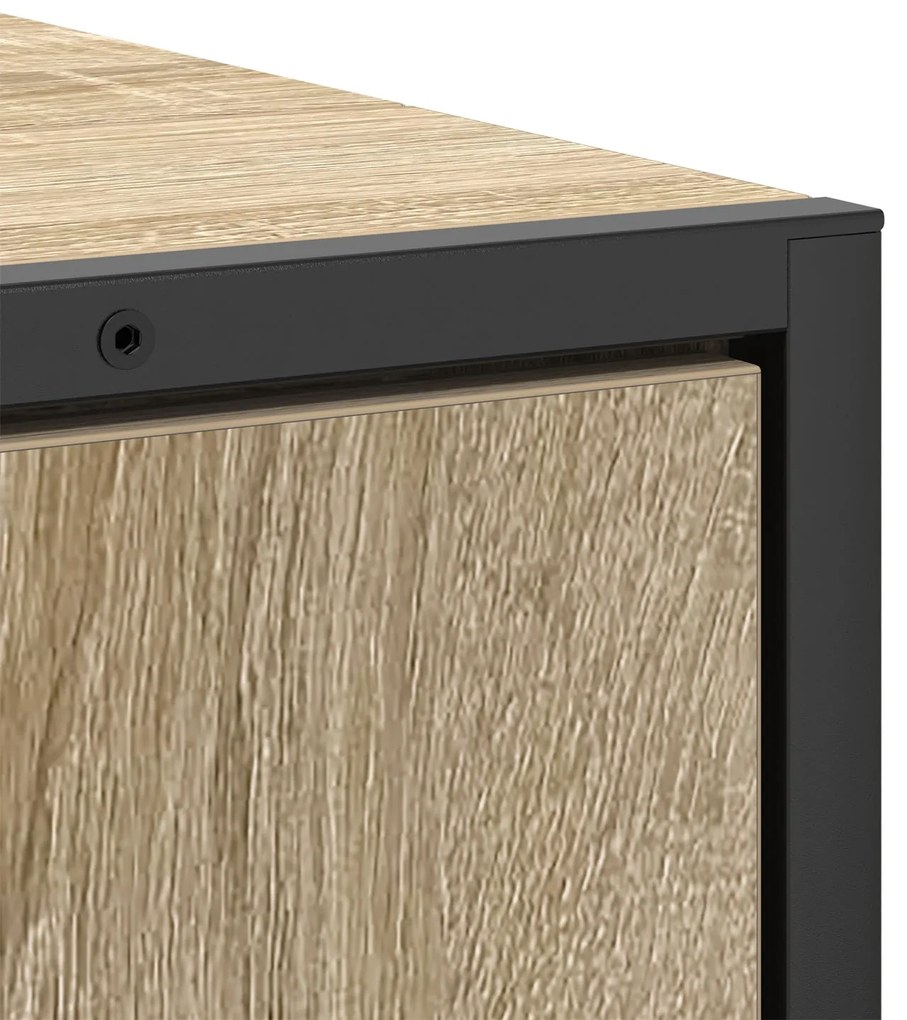Conjunto de Móveis de Casa de Banho vidaXL 3 Peças Carvalho Sonoma Mad