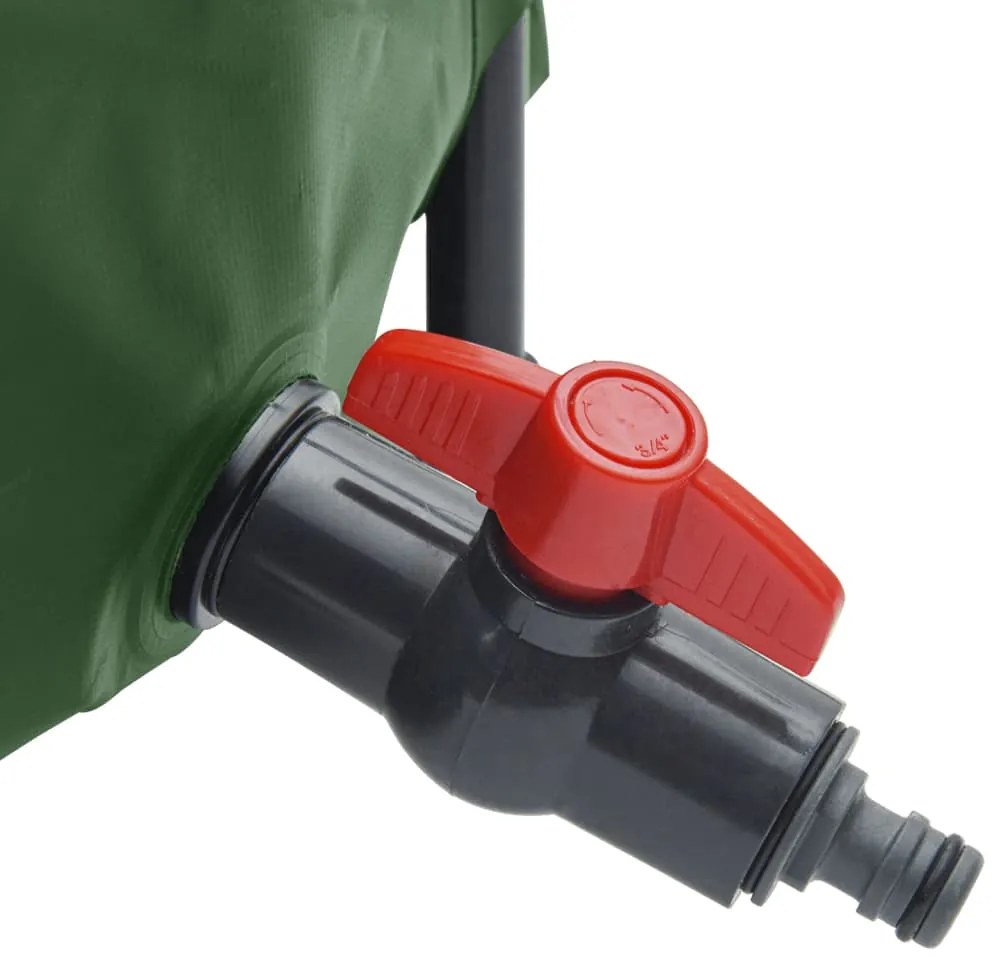 Depósito de água dobrável com torneira 380 L PVC