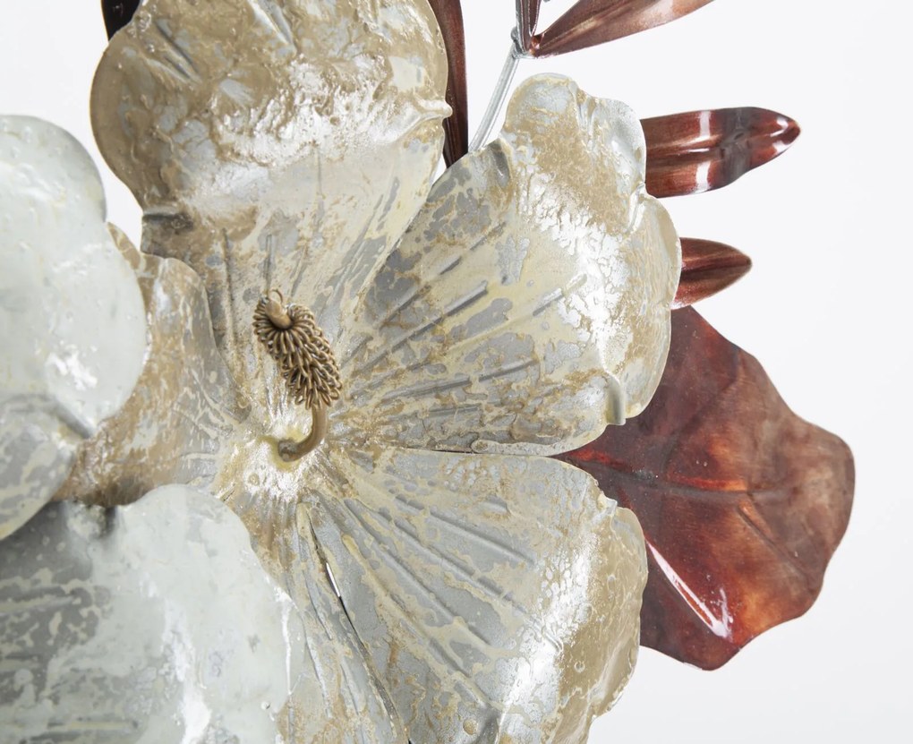 PAINEL DE FERRO DE PAREDE 3D BOUQUET CM 83X8,5X55 MULTICOLOR