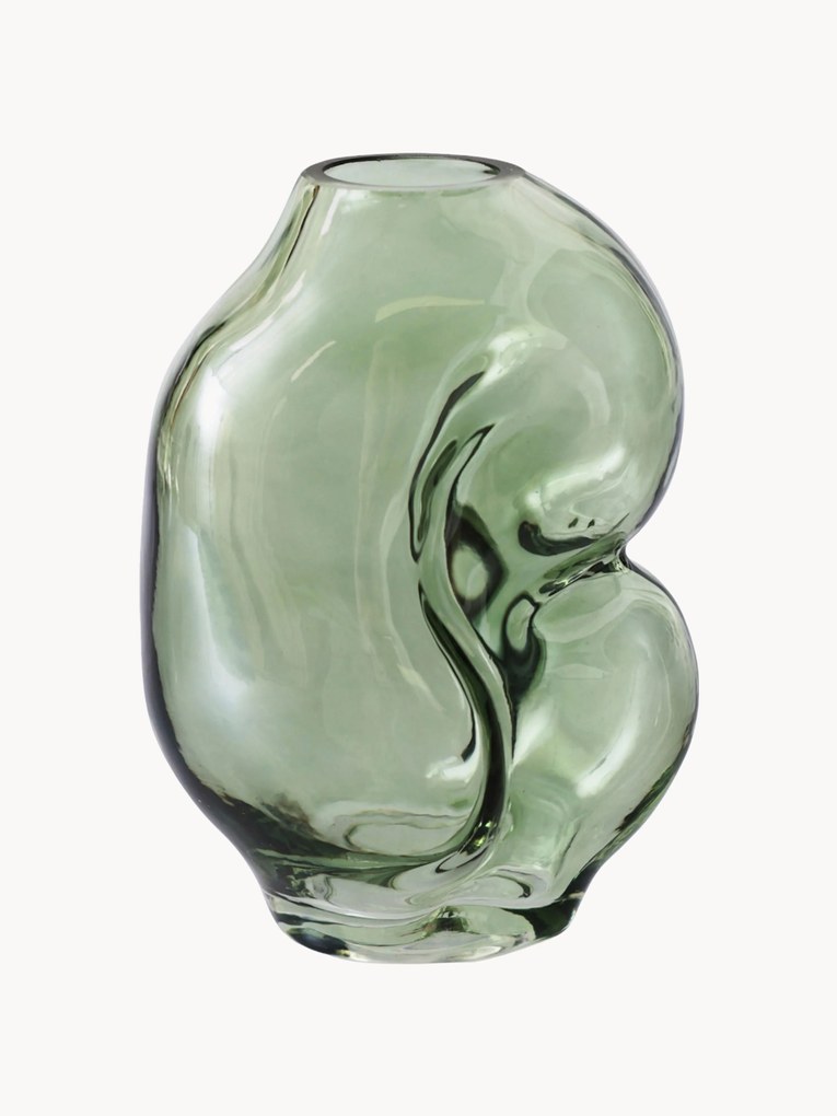 Jarra de vidro artesanal Gleam, Alt 18 cm