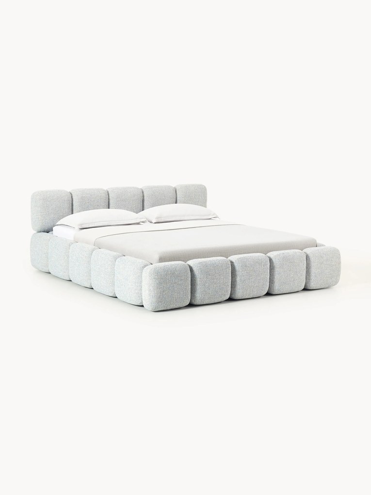 Bouclé Upholstered Bed Tayla