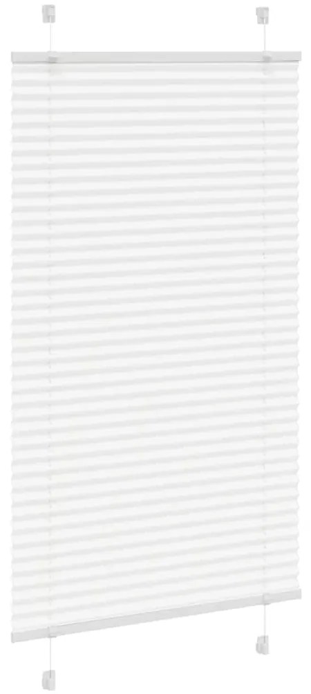 Branco Plissada Cega 70x150 cm Largura Tecido 69,4 cm Poliéster