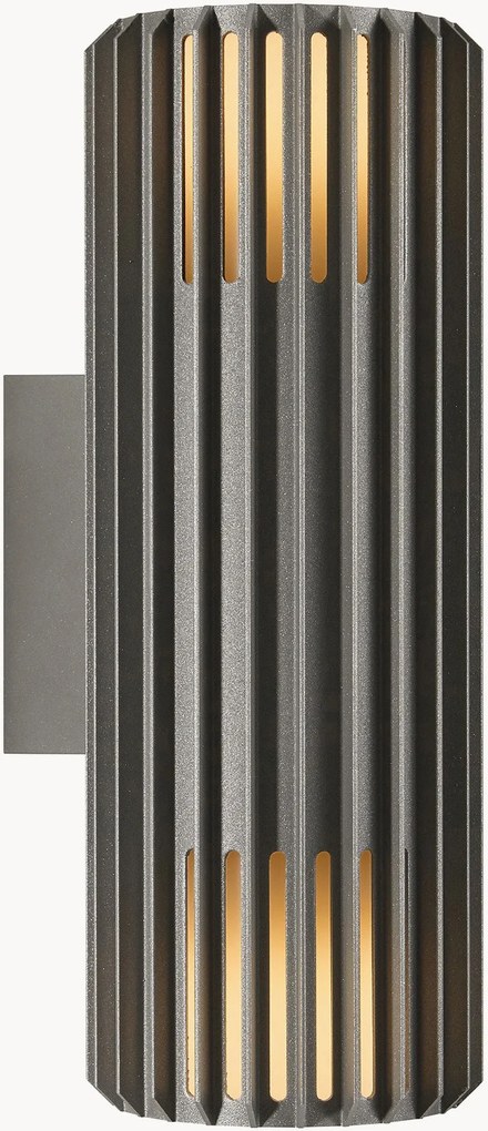 Candeeiro de parede com luz ascendente e descendente para exterior Aludra