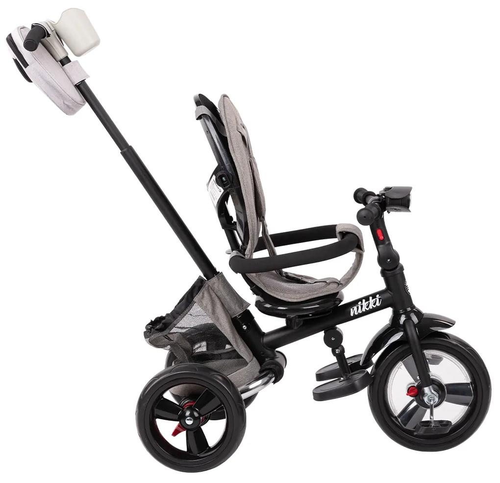 Triciclo para bebés Makani Nikki Cinzento Claro Melange 2020