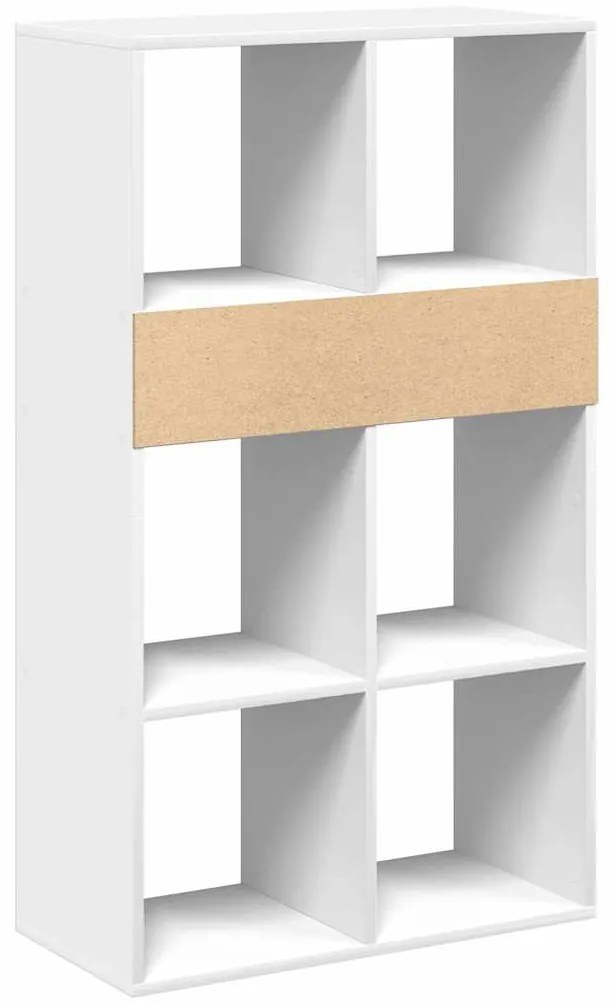 Estante branco 66x31x112 cm derivados de madeira