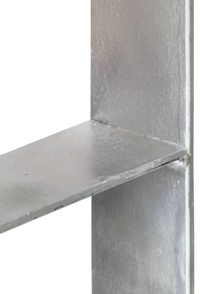 Âncoras de vedação 6 pcs 9x6x60 cm aço galvanizado prateado