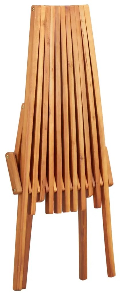 Cadeiras lounge de exterior dobráveis 2 pcs acácia maciça