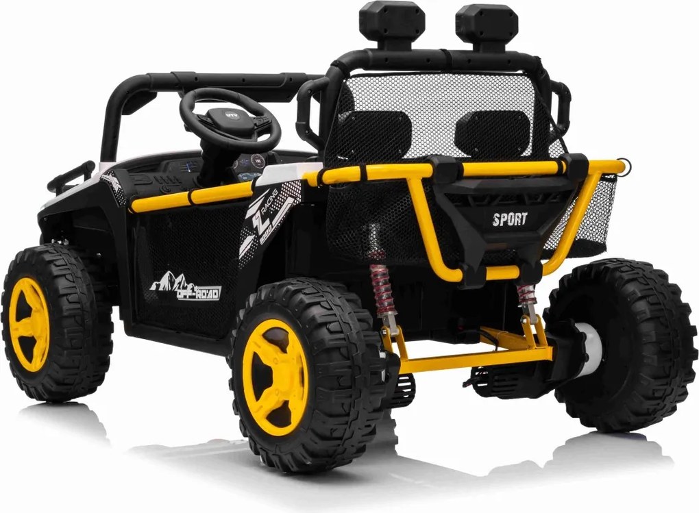 Carro elétrico para Crianças 24V Buggy UTV SPEED Rodas de espuma EVA Branco