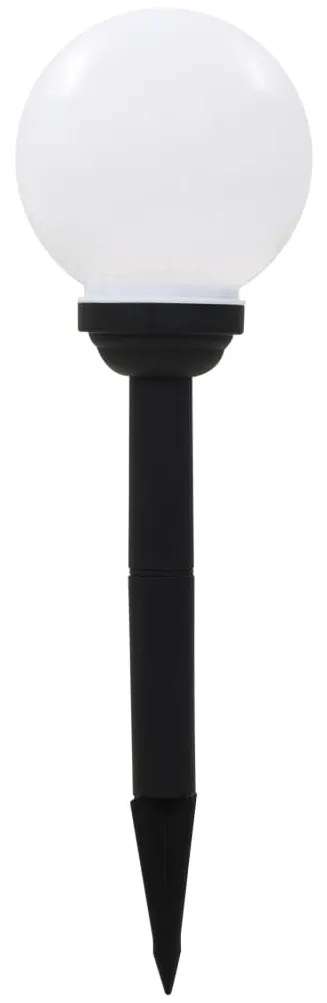 Candeeiro solar de exterior LED 8 pcs esférico 15 cm RGB