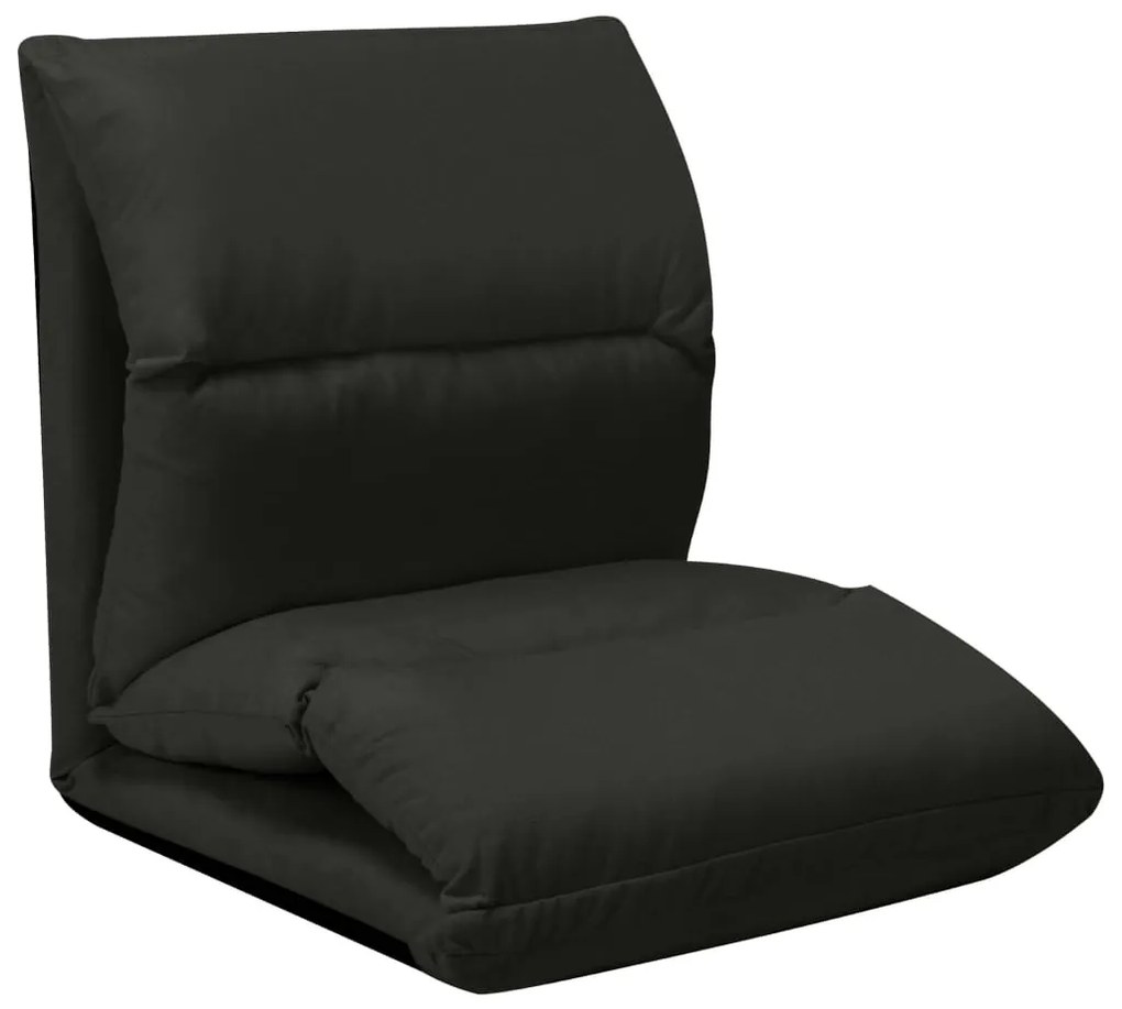 Colchão dobrável microfibra preto