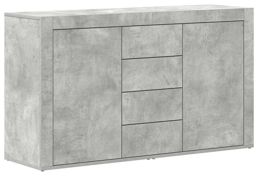 Aparador vidaXL Cinza Concreto Madeira Engenheirada 120 x 36 x 69 cm
