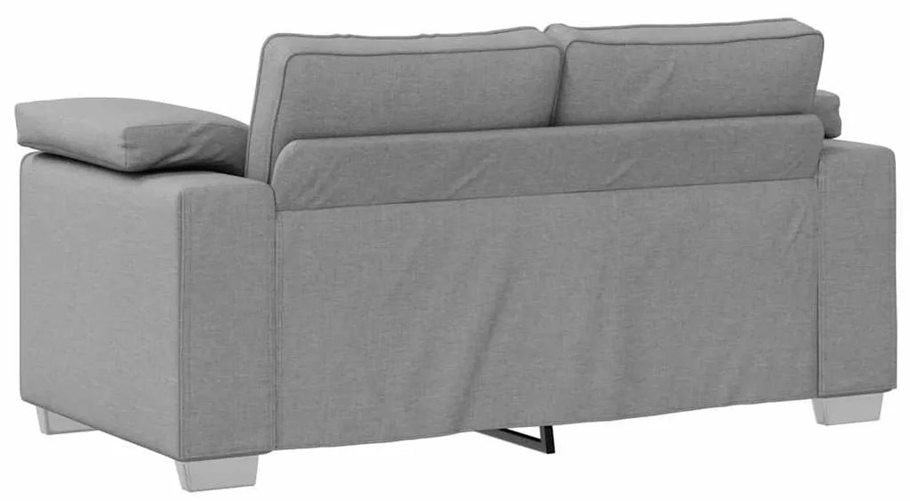 Sofá Loveseat - Cinza Claro, Tecido de 120 cm