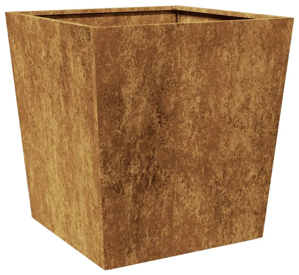 Plantador de Jardim 50x50x50 cm aço resistente às intempéries