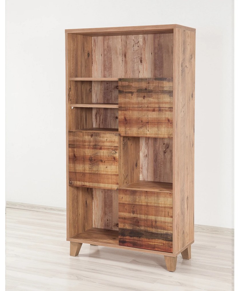 Estante Marina – Pinho Atlântico – 80x155x36 cm