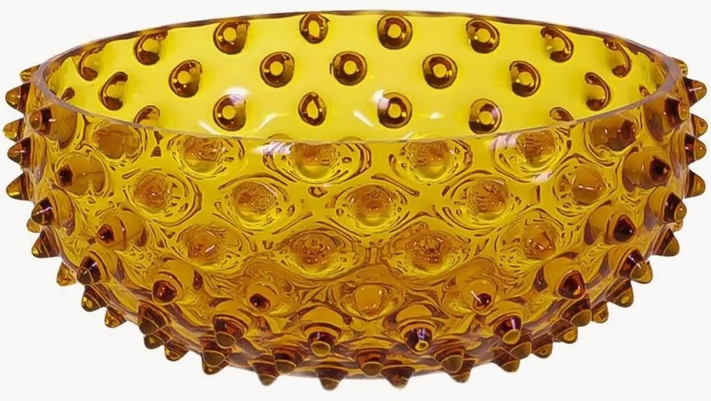 Taça de servir artesanal Hobnail