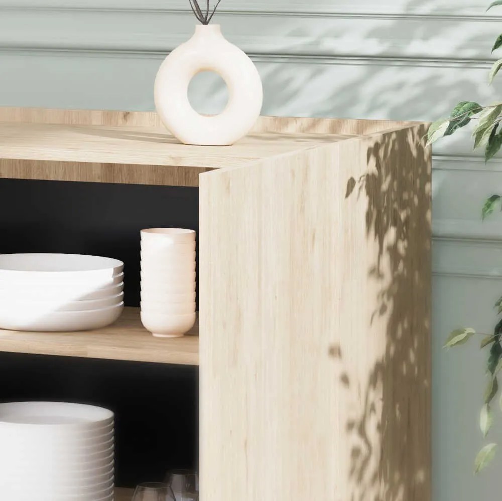 Aparador "Rovere" - Carvalho - 180x100x43cm - Design Moderno