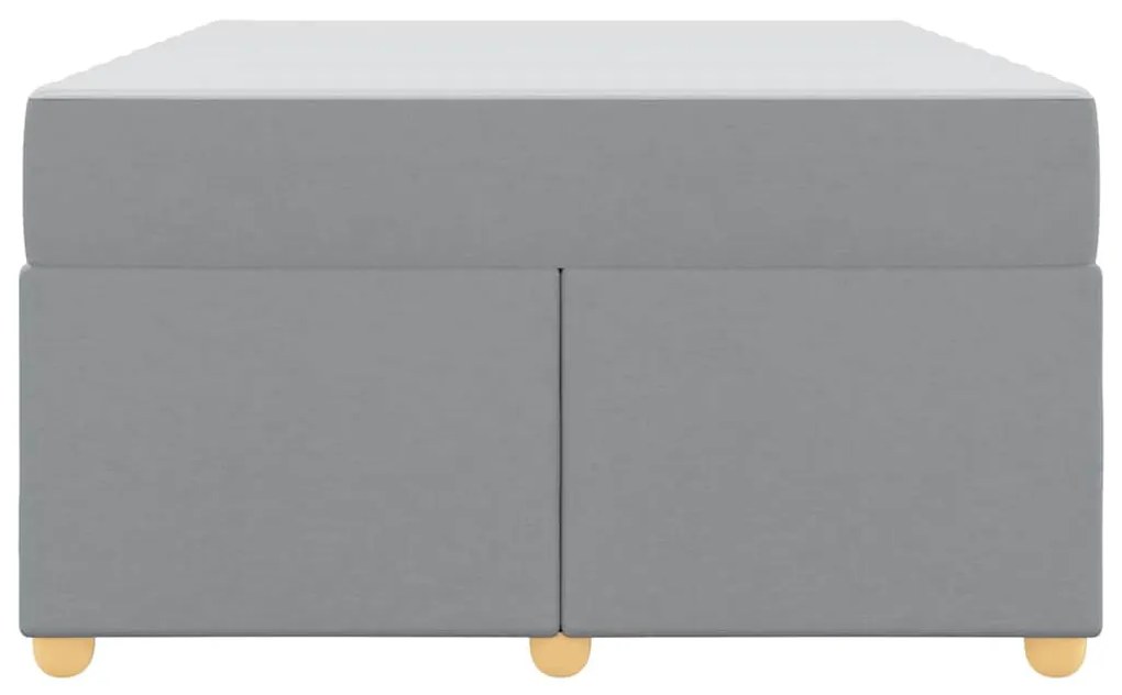 Estrutura de cama com colchão Cinzento-claro 120 x 200 cm