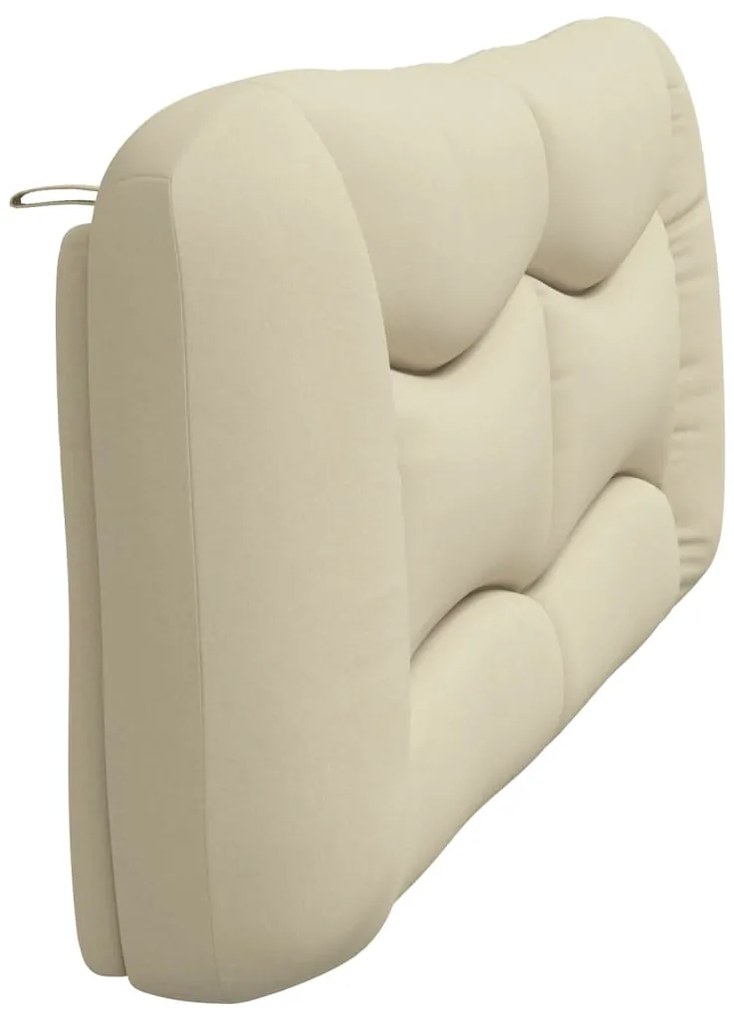 Almofadão de cabeceira 200 cm tecido creme