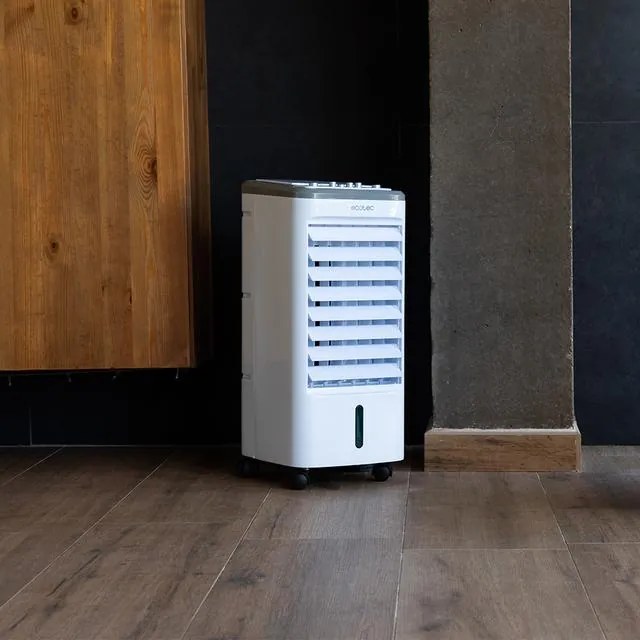 Climatizador evaporativo de 65 W EnergySilence 3500 Cool Compact , capacidade do depósito de 3,5 L, 3 velocidades e oscilação