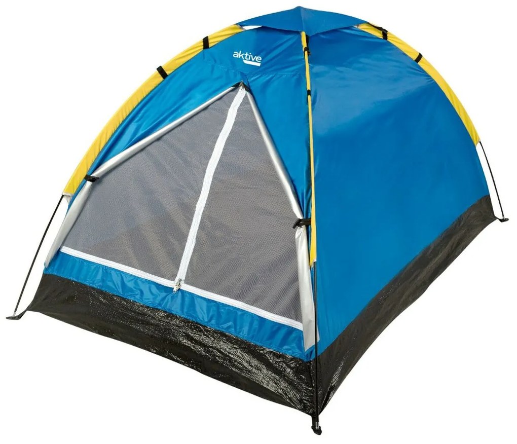 Tenda de Campanha Aktive 2 pessoas 120 x 100 x 200 cm (6 Unidades)