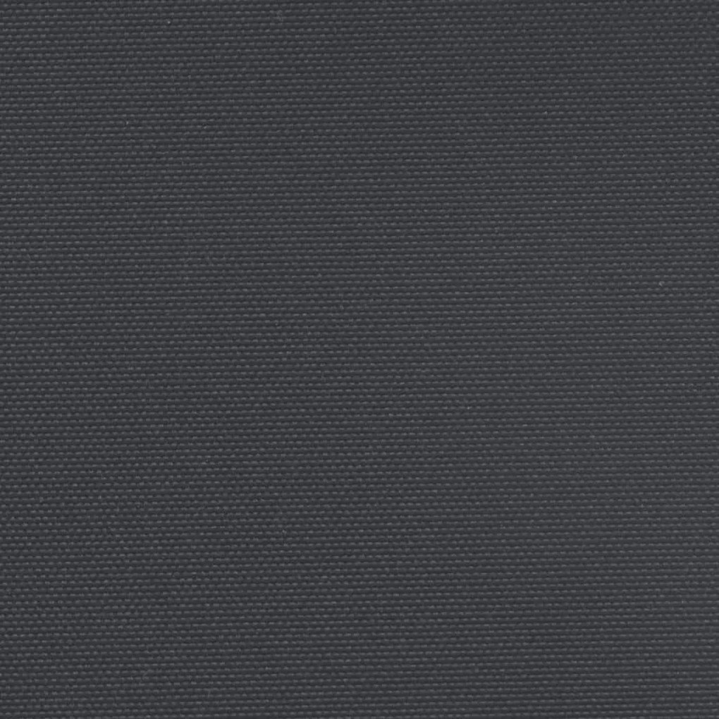 Toldo lateral retrátil 140x600 cm preto