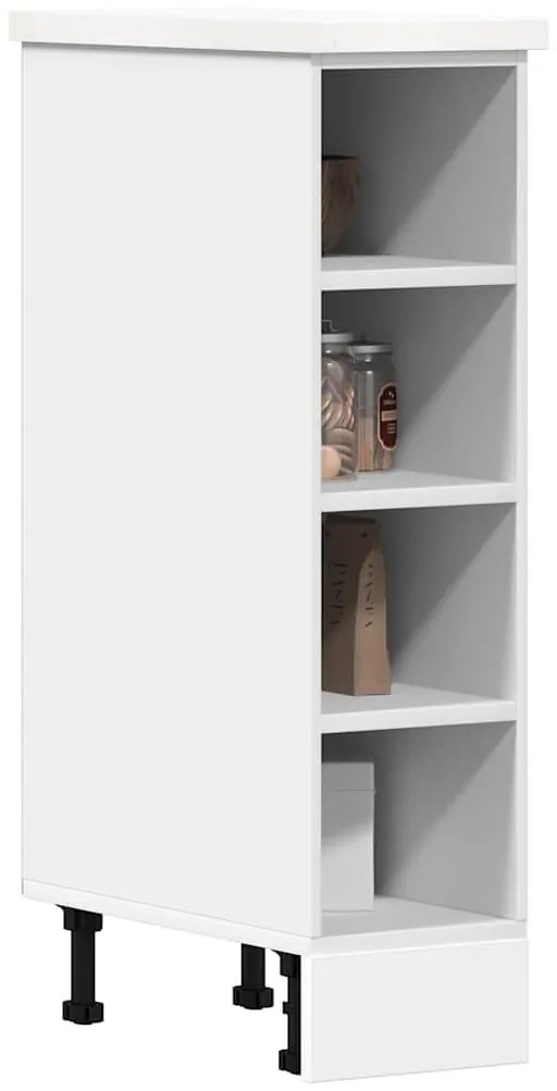 vidaXL Armário inferior “Riga” branco 20x44,5x81,5cm