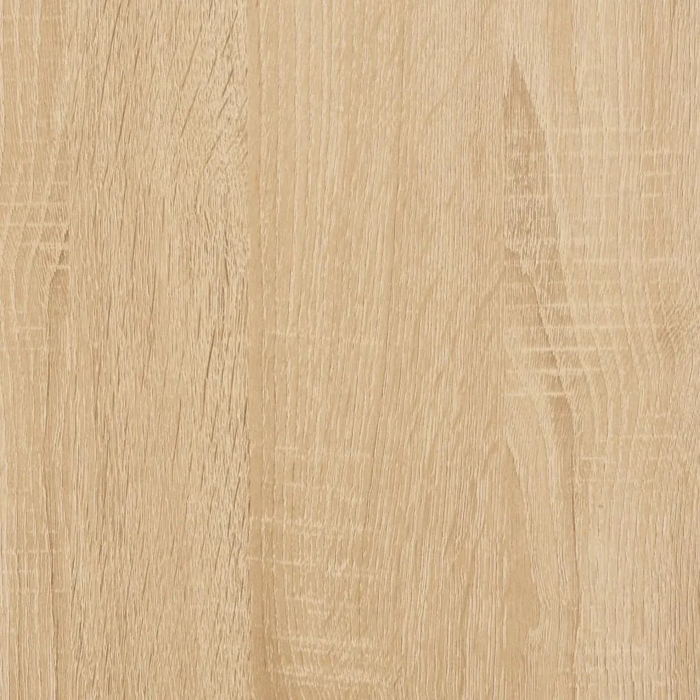 Móvel de TV c/ portas de vidro 102x37x50 cm carvalho sonoma
