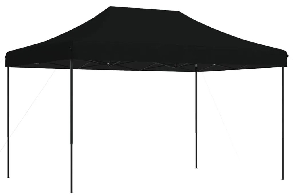 Tenda para festas pop-up dobrável 440x292x315 cm preto