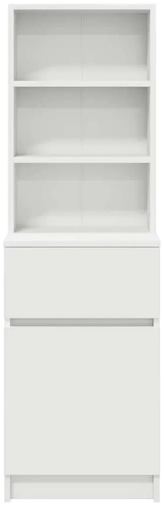 Mesa de cabeceira 39x35x125 cm derivados de madeira branco