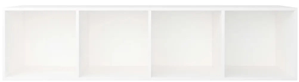 Estante/móvel de TV 36x30x143 cm derivados de madeira branco