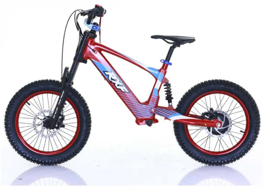 Bicicleta elétrica infantil 500W 18" Junior RXF EVO Vermelha