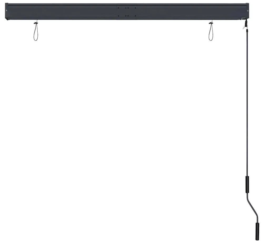 Estore de rolo para exterior 140x250 cm azul e branco