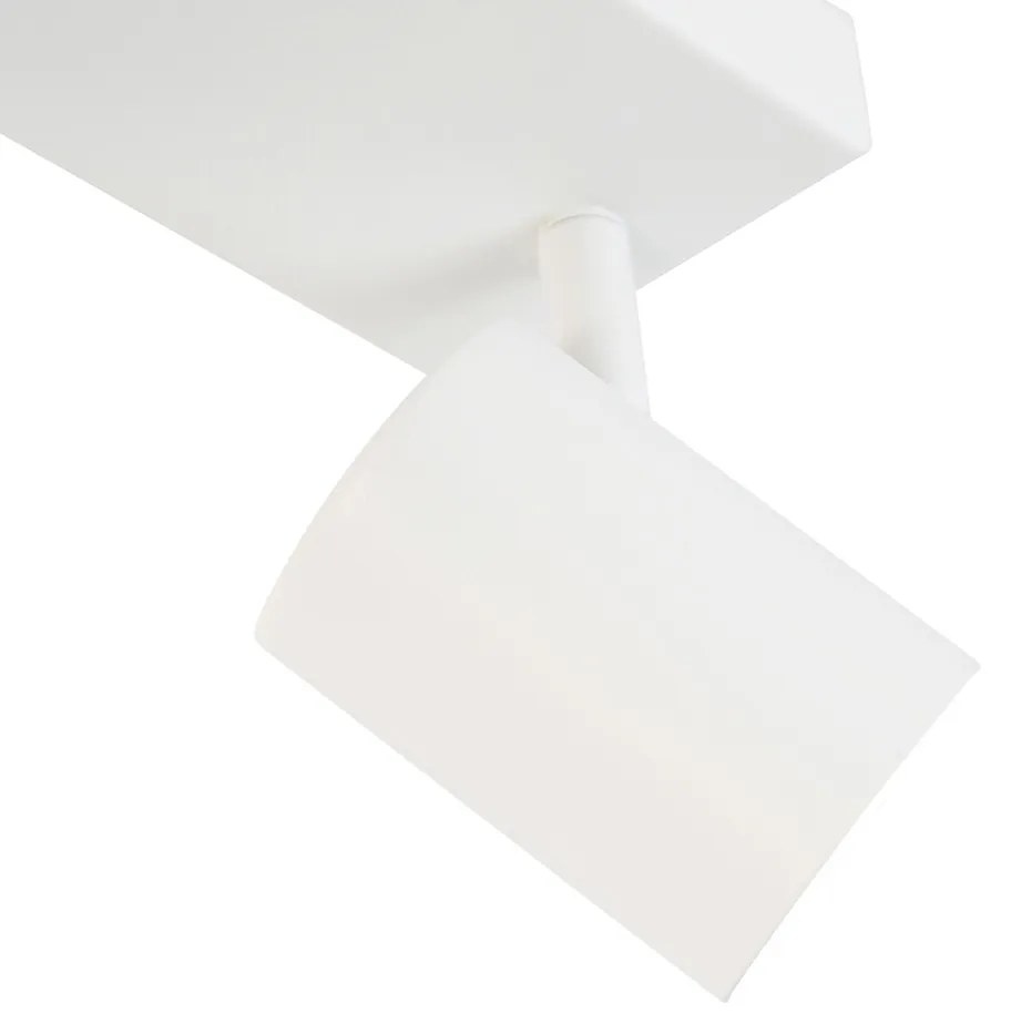 LED Candeeiro de teto inteligente branco retangular com 2 GU10 Wi-Fi - Jeana Moderno