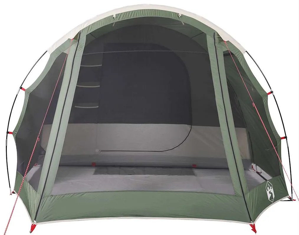 Tenda familiar para 6 pessoas impermeável verde
