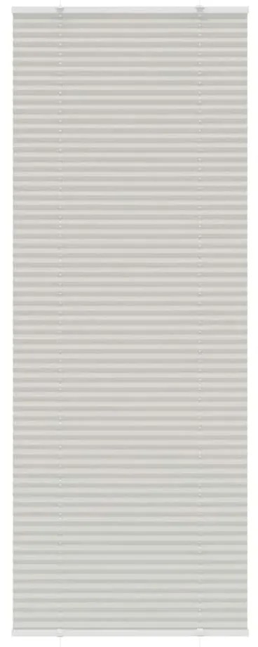 vidaXL Cinzento Luz Plissada Cega 75x200 cm Largura Tecido 74,4 cm