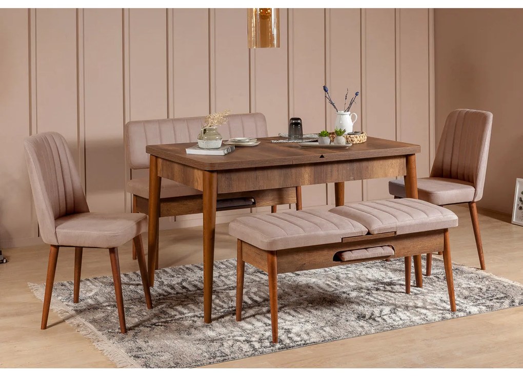 Cadeira Vina – Nogueira – 47x89x46 cm