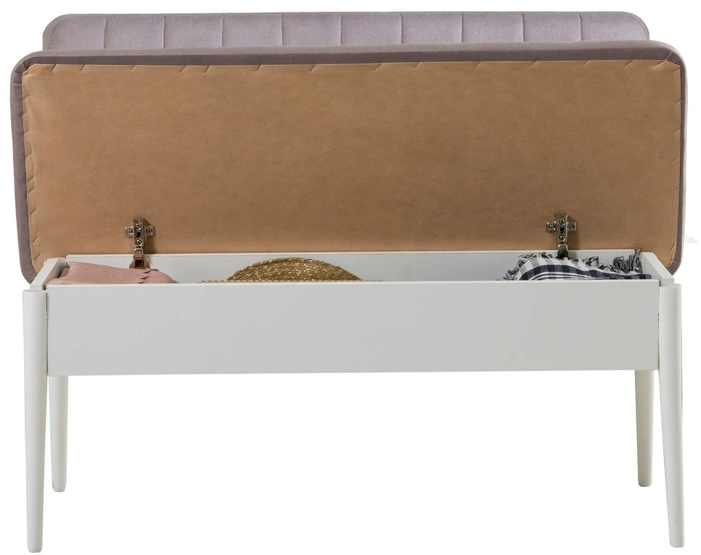 Conjunto de Mesa de Jantar Extensível e Cadeiras Vina – Branco – Mesa: